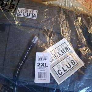 Pro Club Men's Charcoal Sweatpants